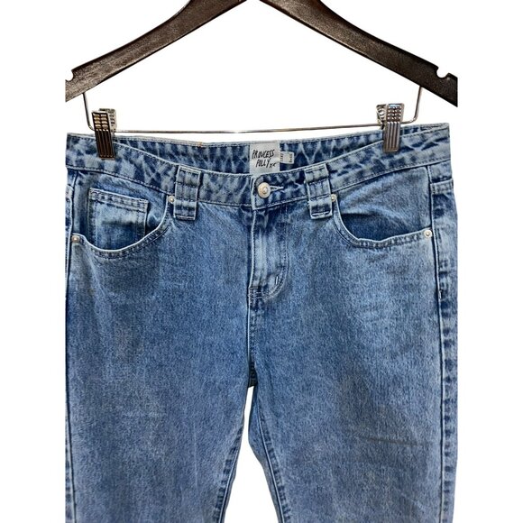 Princess Polly SERENITIA MID RISE RELAXED JEANS LIGHT WASH Size 8 - Picture 5 of 7